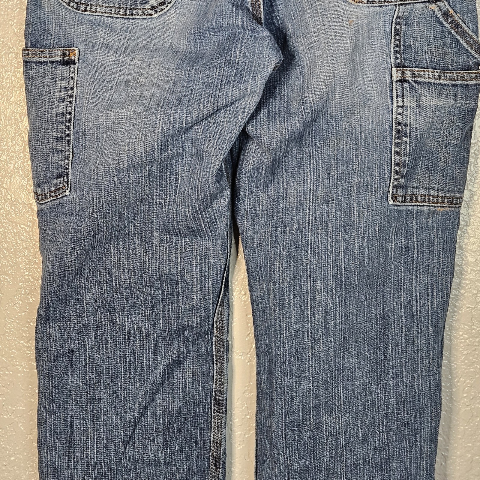 Carhartt Jeans Sz. 10 Double Knee Utility 99% Cotton 1% Spandex Paint Stains