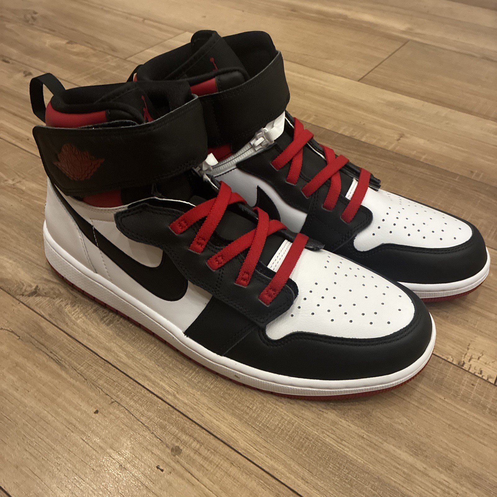 Nike Air Jordan 1 Hi FlyEase Red/Black/White Size 13 Mens