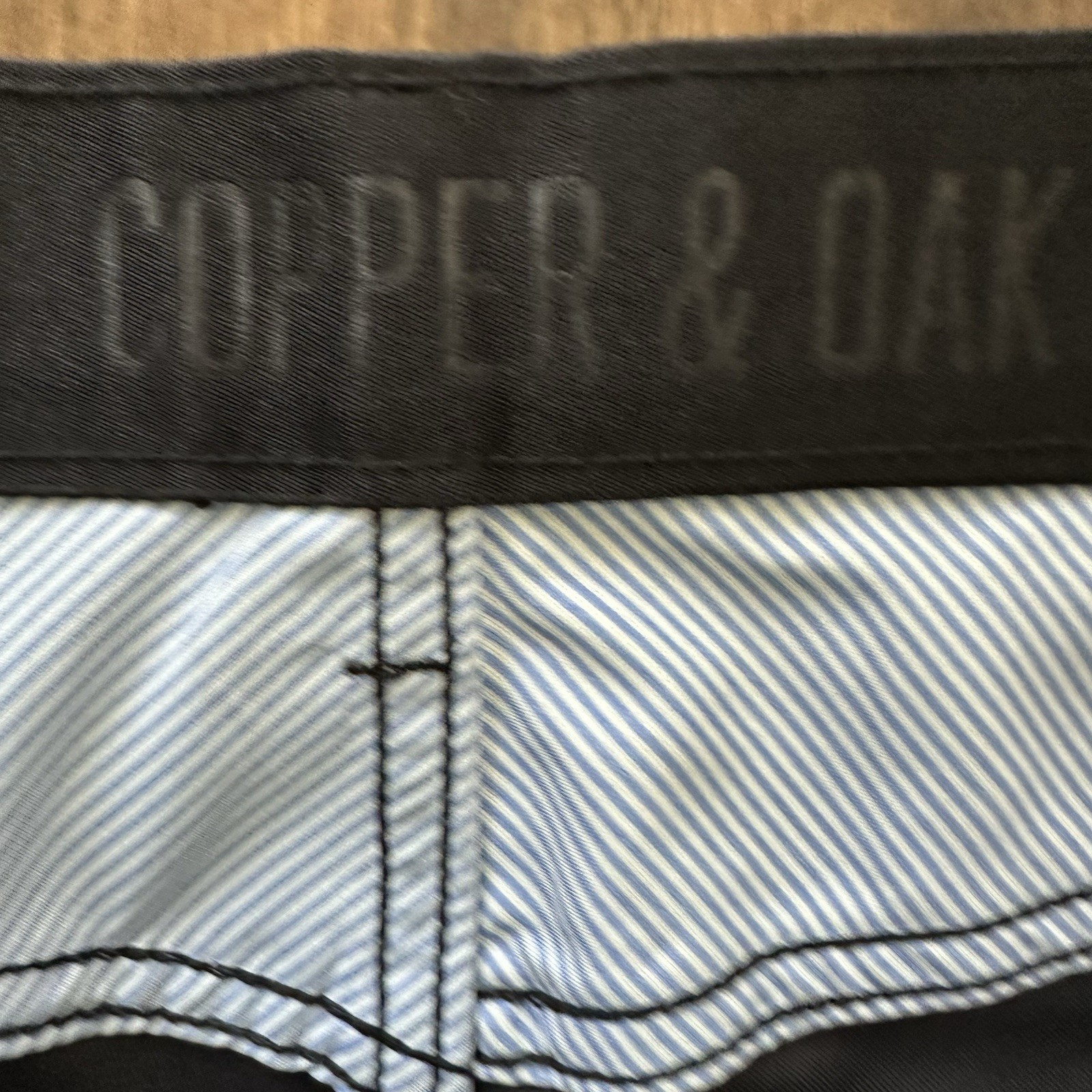 Copper & Oak NWT Men’s 38×30 5 Pocket Polyester Pants Black K5S842 NWT $75