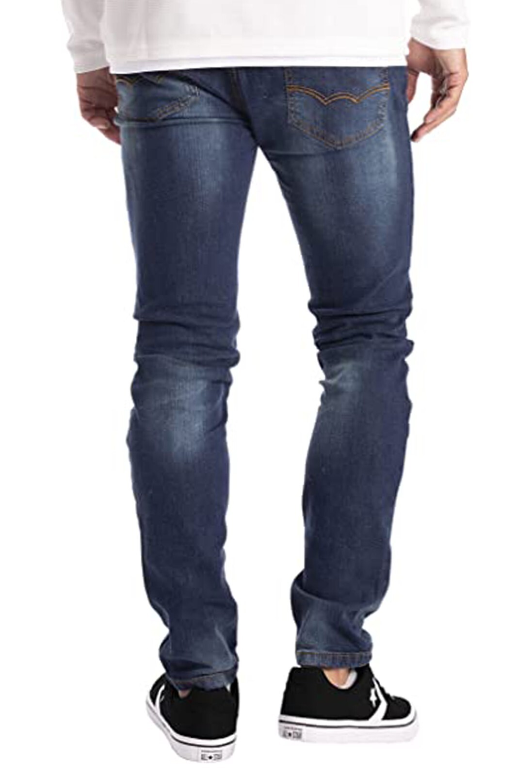 NEW MENS FLEX SKINNY JEANS STRETCH SLIM FIT DENIM PANTS ALL WAIST & LENGTH