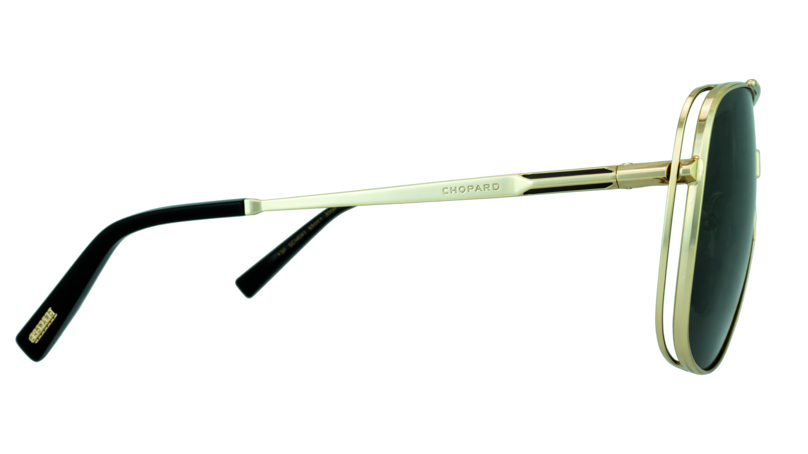 Chopard SCHG91 300P 65mm Large Polarized Aviator Sunglasses for Men