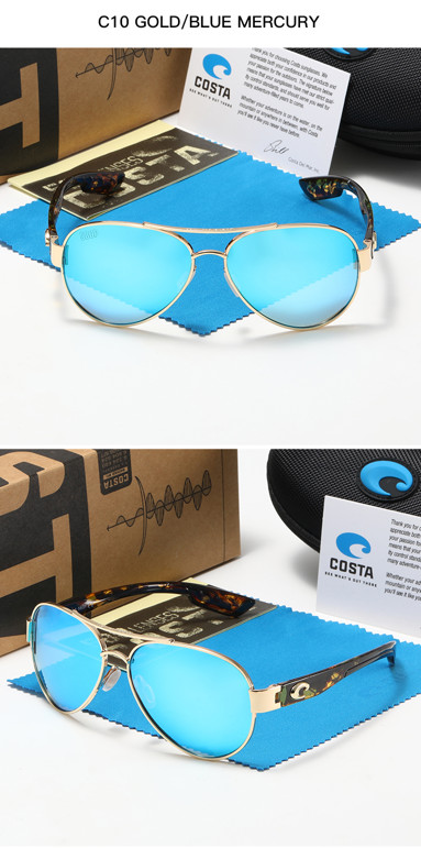 Costa Del Mar Tuna Alley All Color PolarizedLens Sunglasses