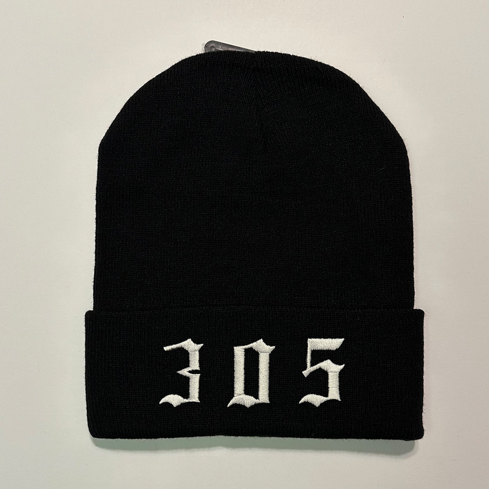 Custom Last Name Embroidered Beanie Text in old English Stitched Your Last Name