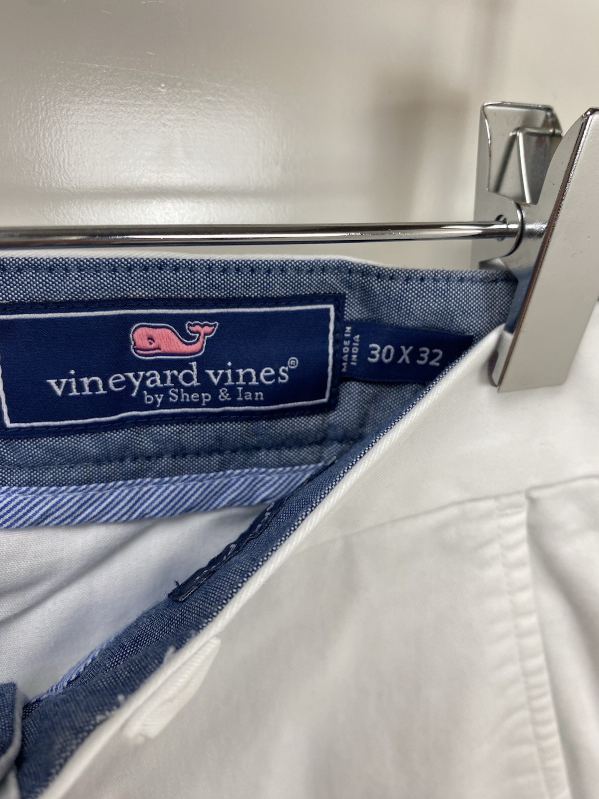 Vineyard Vines Men’s White Slim Fit Stretch Chino Pants Tapered 30W
