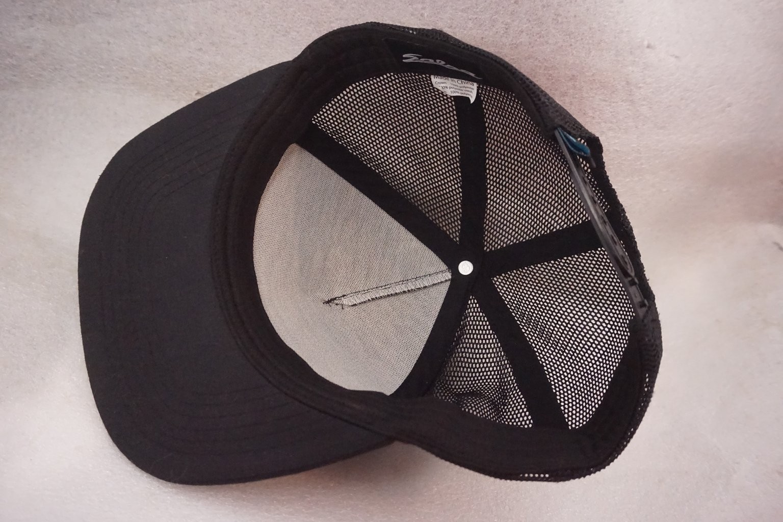 Salsa Cycles Trucker Hat Flat Bill Snapback Men’s Black Multicolor Adventure