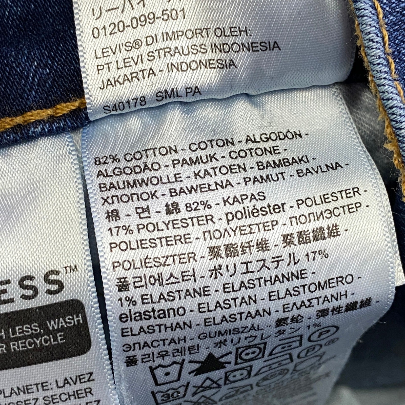 Levi’s 502 Taper Jeans Mens 32×32 Heritage Cotton Blend Regular Fit Blue Indigo