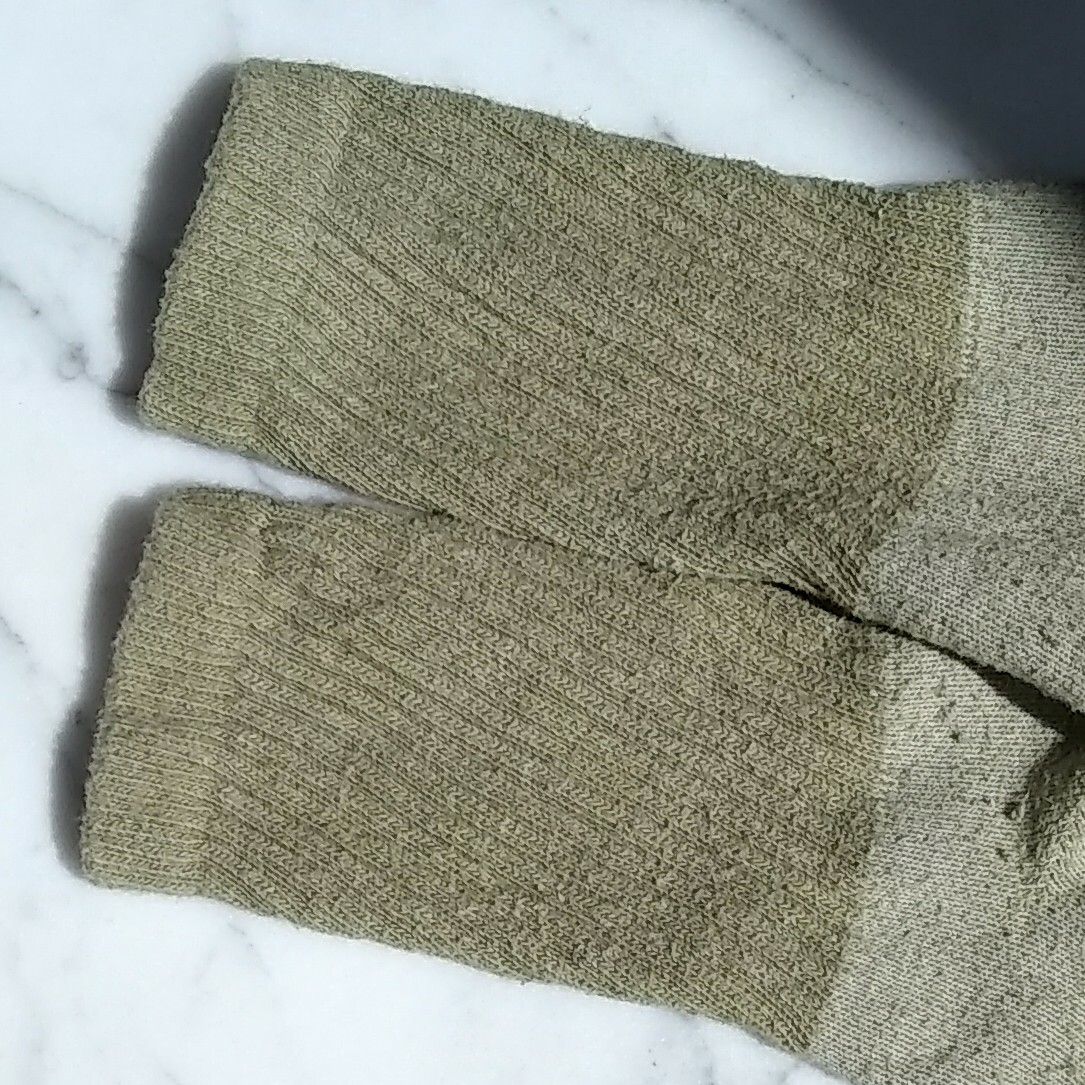 Organic Threads Colorgrown (Sally Fox) Organic Cotton Crew Socks NEW Made in USA