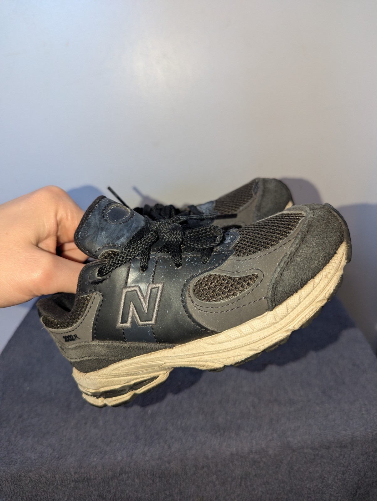 New Balance 2002R Toddler Black Phantom Size 10 M Sneakers IC2002BK