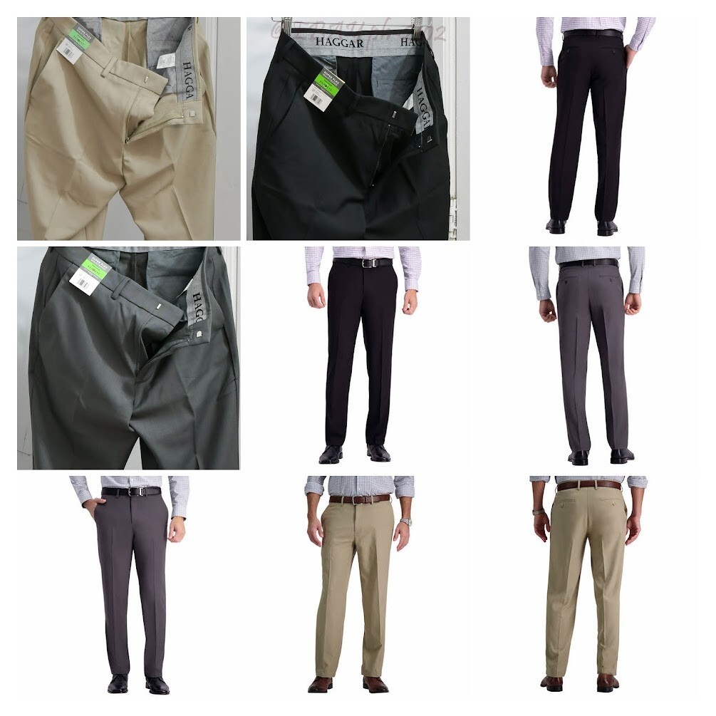 Haggar Comfort Performance Stretch, wrinkle free, super flex Pants