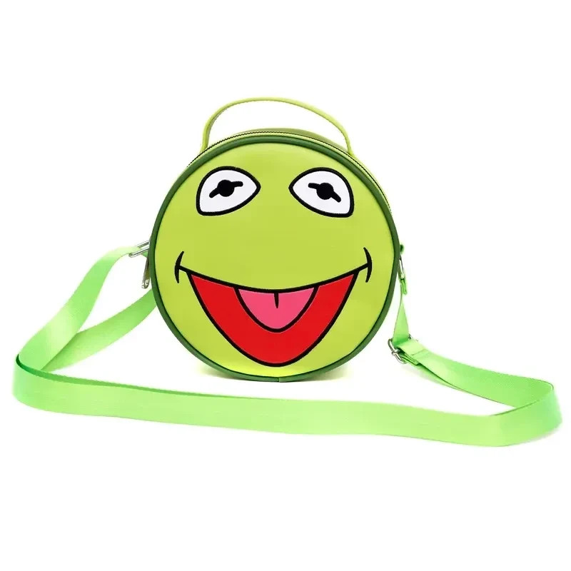 NEW! Disney Muppets Kermit Face Round Crossbody Bag by Buckle-Down