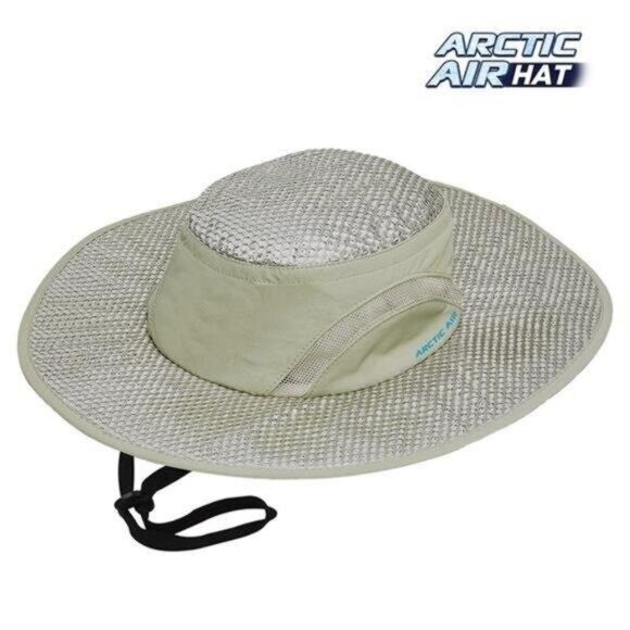 Arctic Air Evaporative Cooling Hat Beige One Size Fits Most NEW