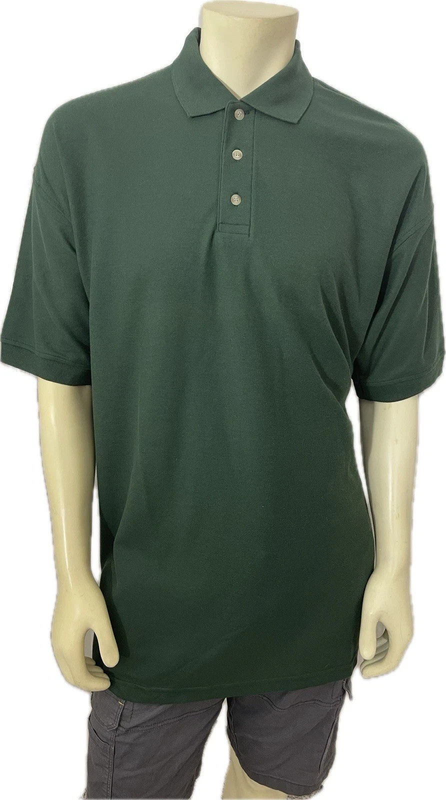Blue Generation Polo Shirt Men’s Teflon Green Short Sleeve
