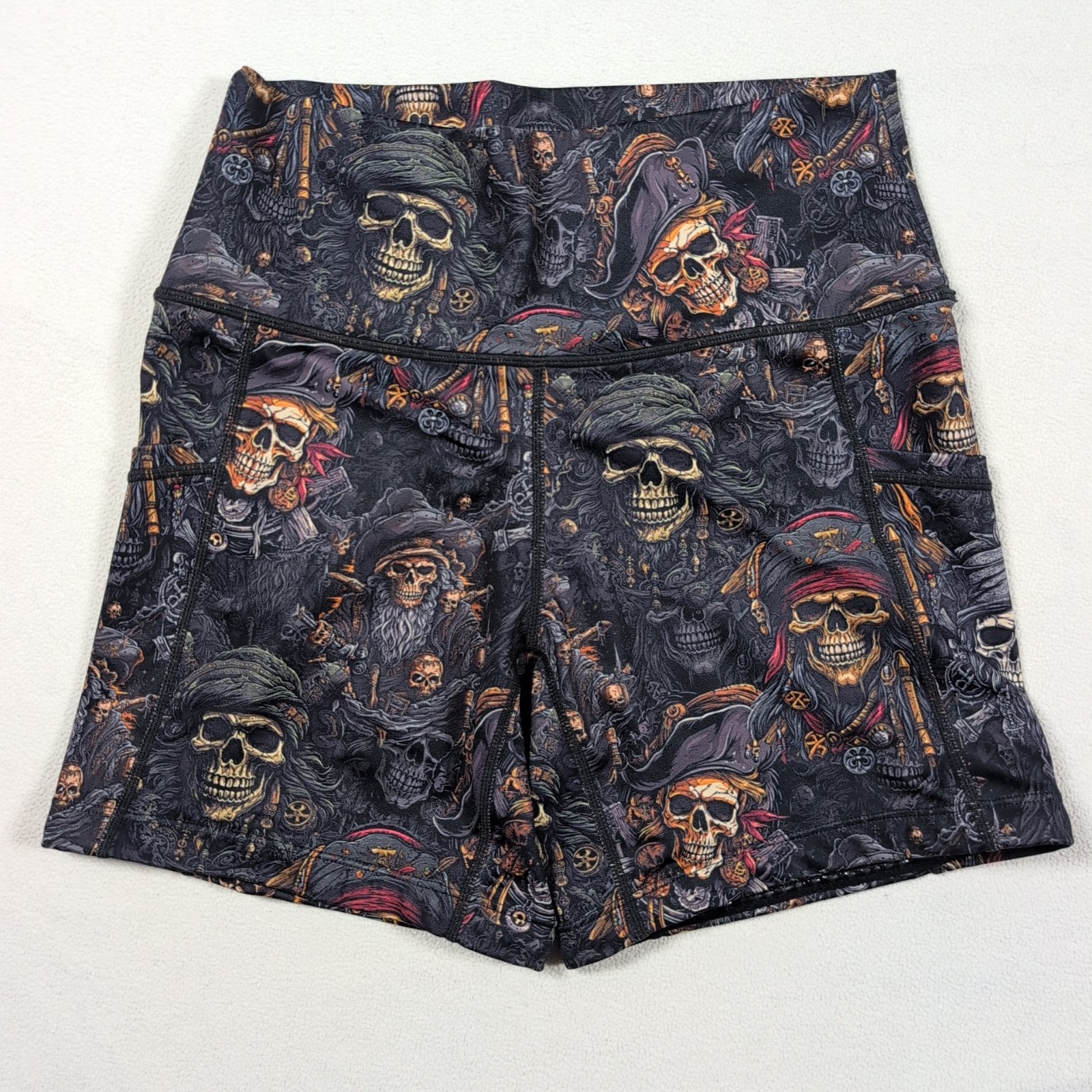 CVG Constantly Varied Gear Pirates Booty Women’s Small Gym Shorts 5″ Inseam