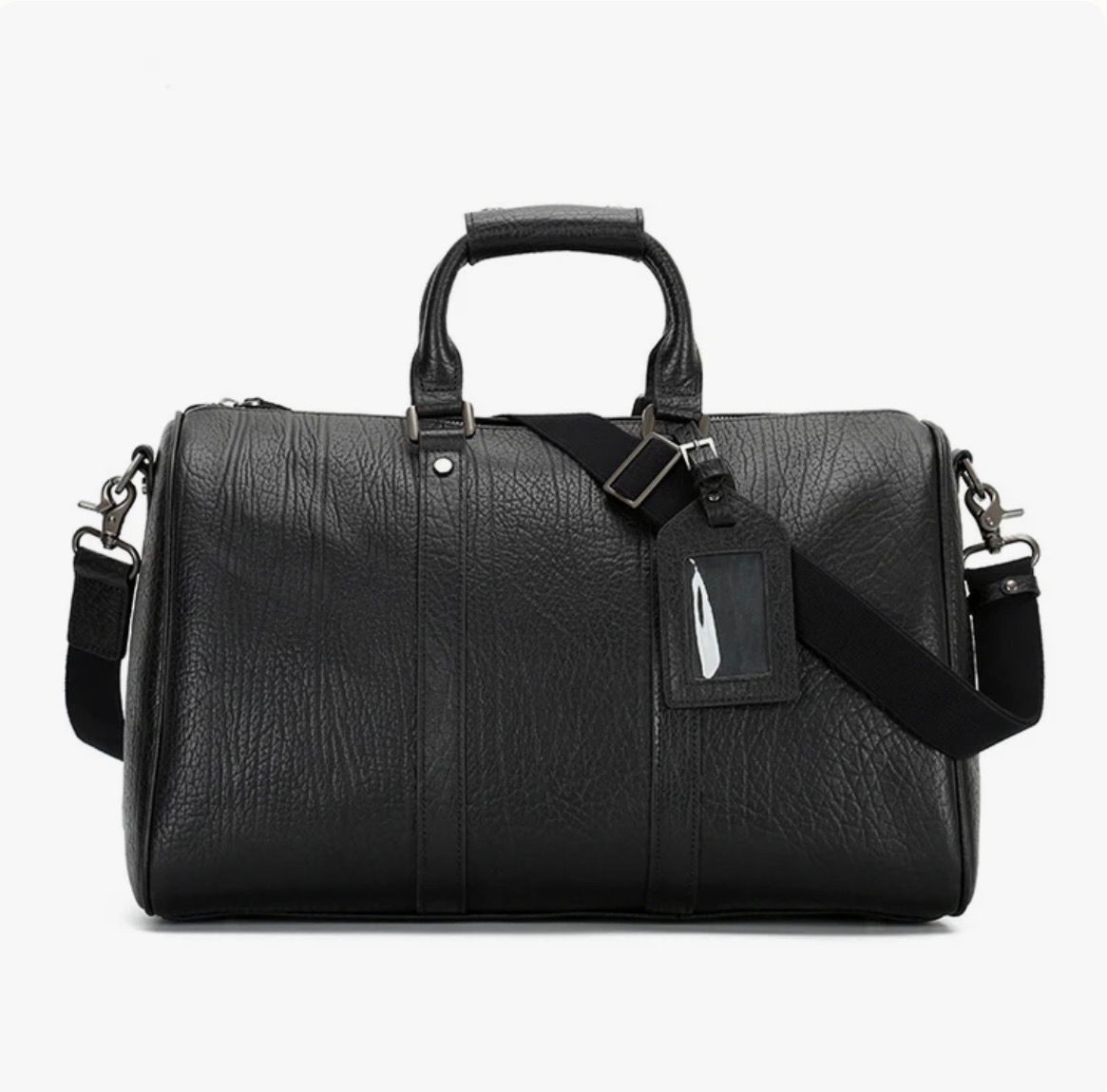 Genuine Leather Duffel Bag Travel Luggage Weekender Overnight Carry On Gym Bag