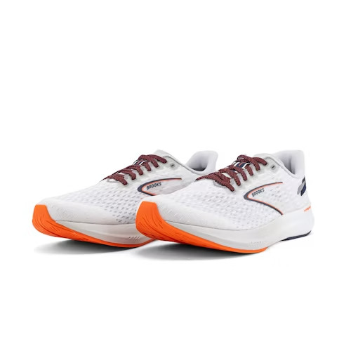 Brooks Hyperion US 13 Men’s White Black Orange Speed Lightweight Neutral Run New