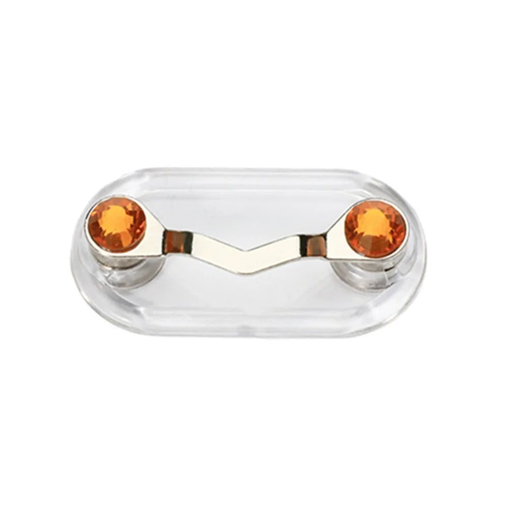 Magnetic Eye Glass Holder Spectacle Sunglasses Clip Badge Hang Magnet Hook Shirt