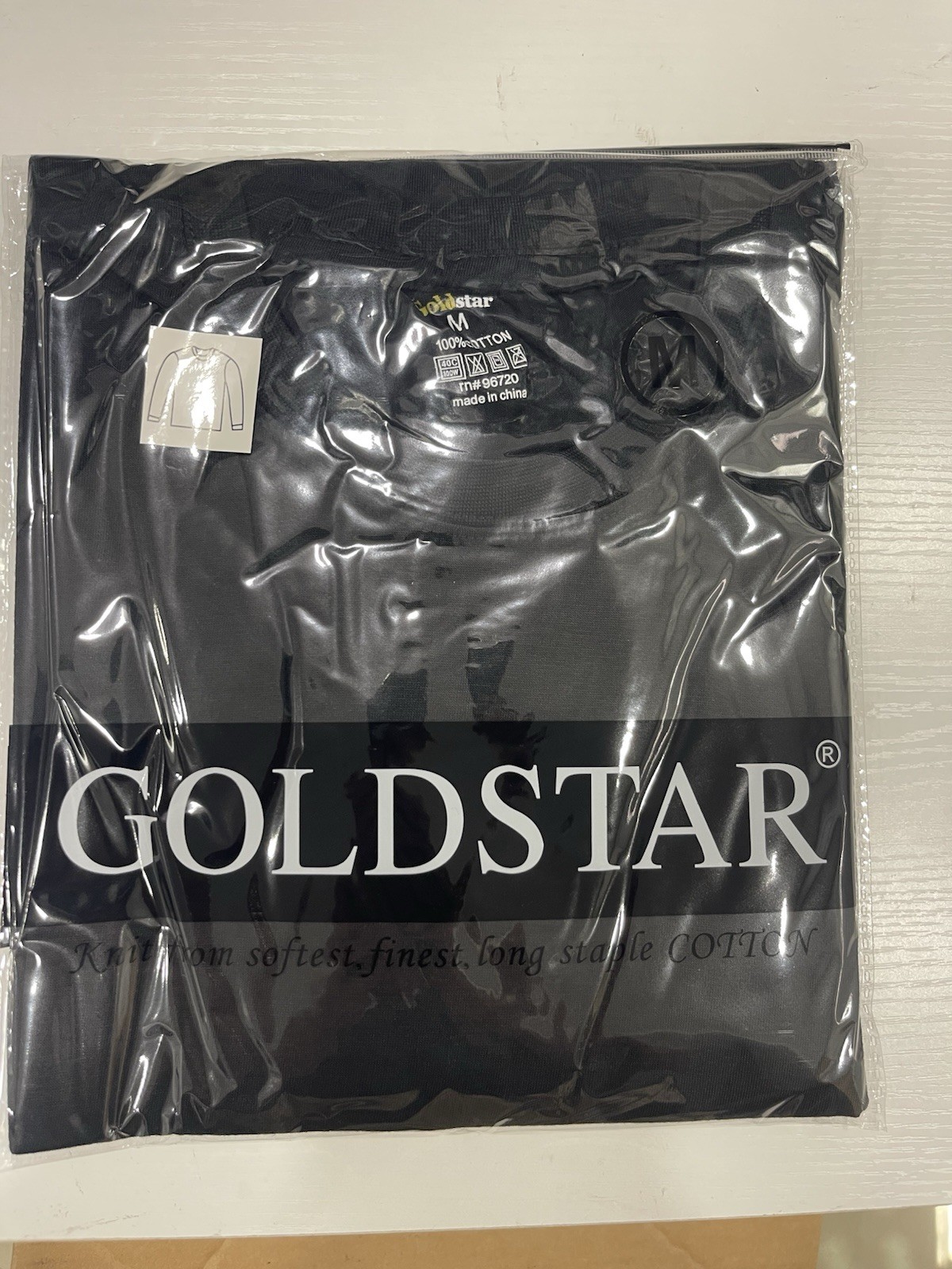 NEW NEW EXCLUSIVE Goldstar Long Sleeve T-shirt Black All Sizes Available S-2xl