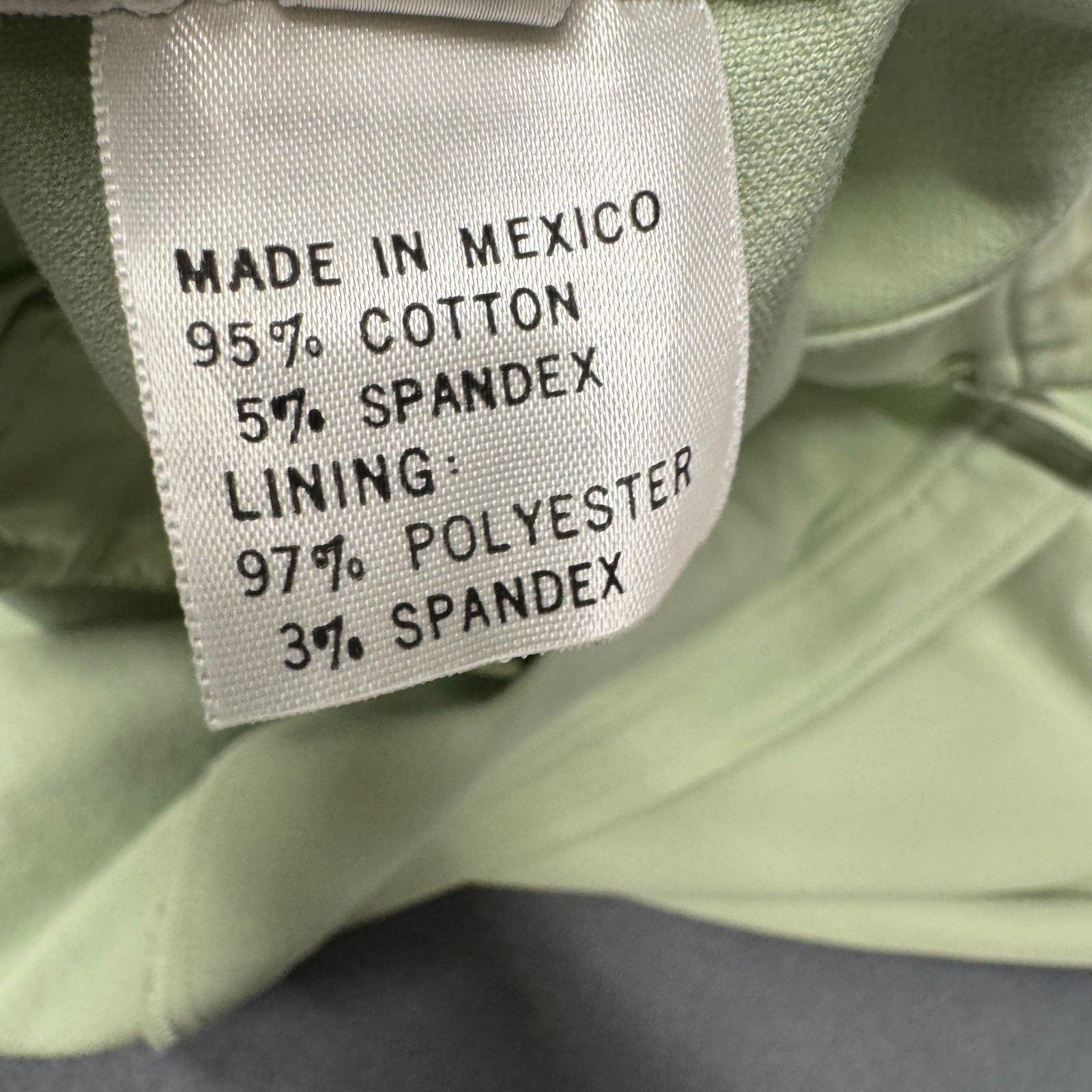 St John Sport Pants Womens 16 (37×31 ACTUAL) Straight Leg Pale Green Trousers