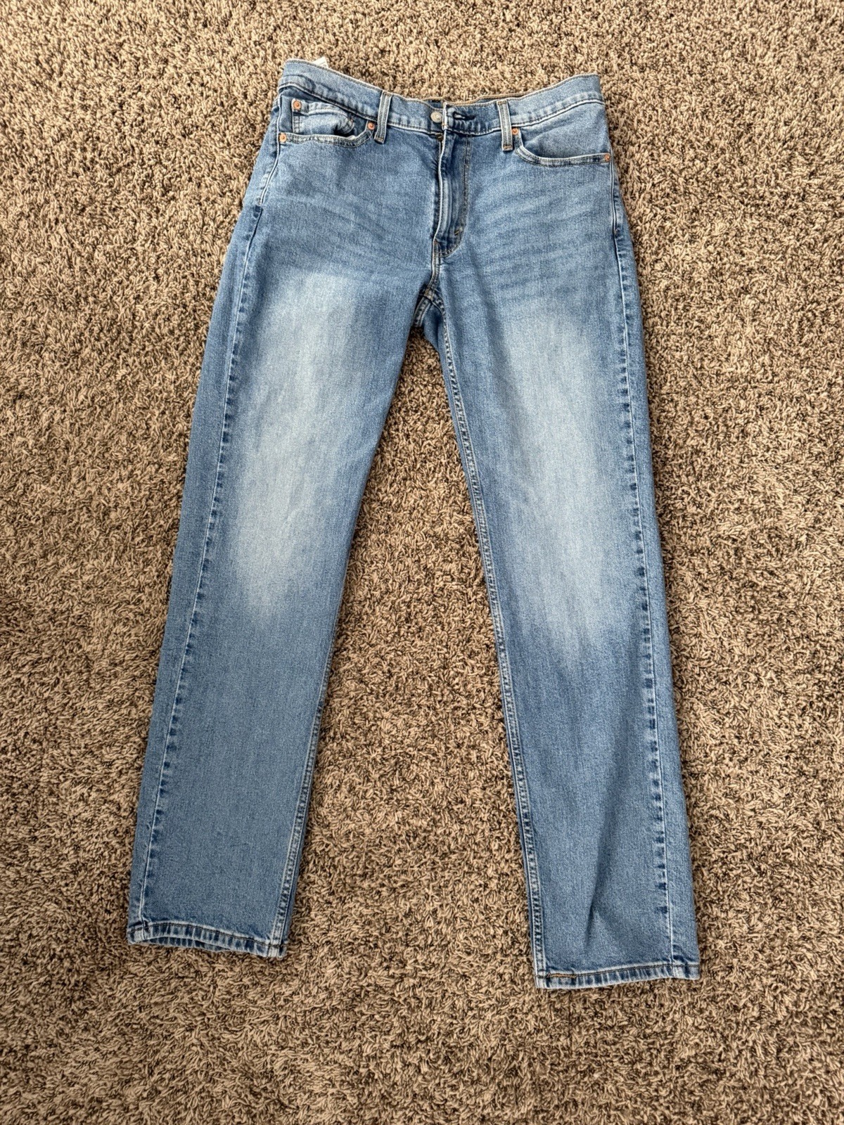 Levi’s 514 Men’s Dark Blue Straight Leg Stretch Jeans Size 33×34
