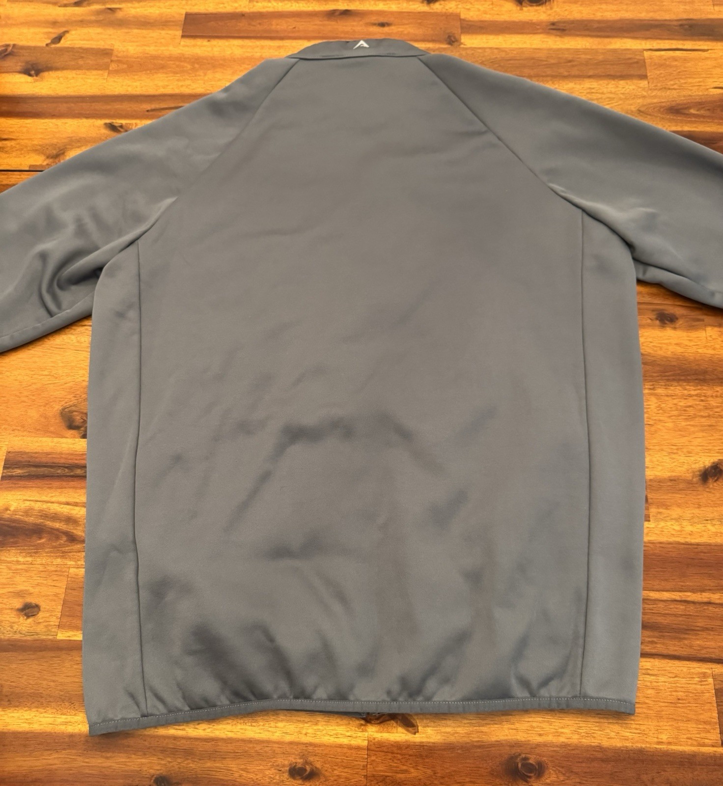 Antigua Men’s Gray Full Zip Quilted Jacket w/ J.B. Hunt Logo, Size L