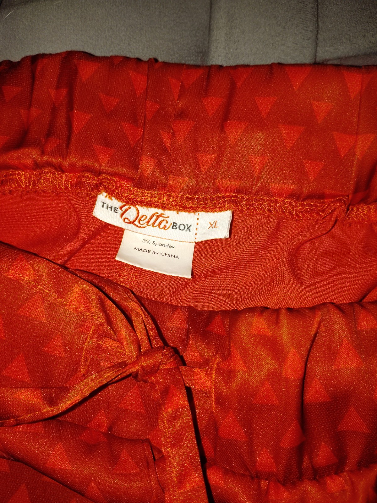 Delta Sigma Theta Red Satin Short Pajama Set – Classic Button-Up XL