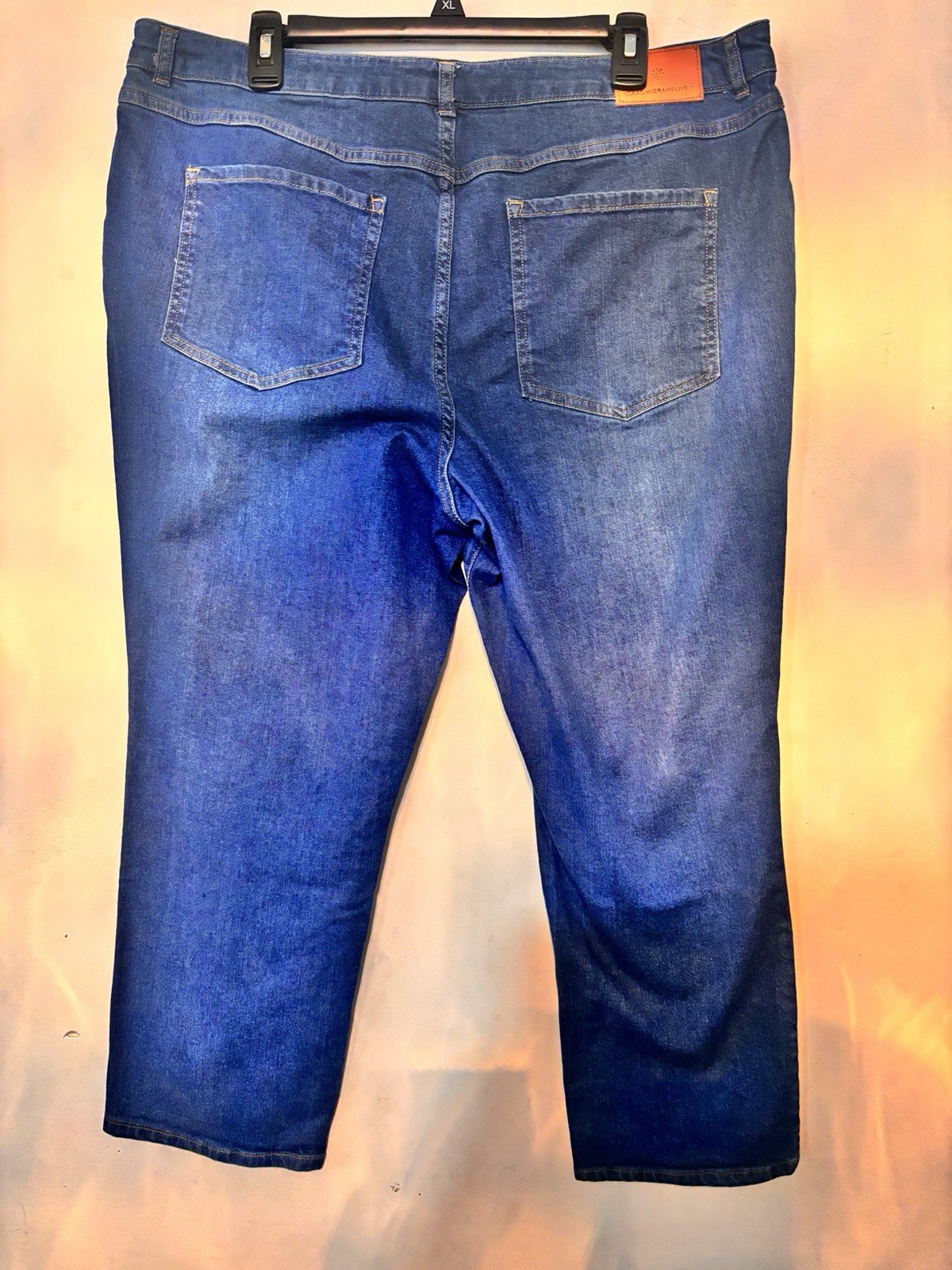 Isaac Mizrahi Jeans Denim Medium Wash 18 Petite 99% Cotton 1% Spandex