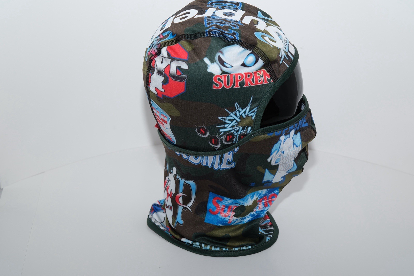 NWT Supreme Flash Lightweight Balaclava Woodland Camo OS In hand Ships Fast