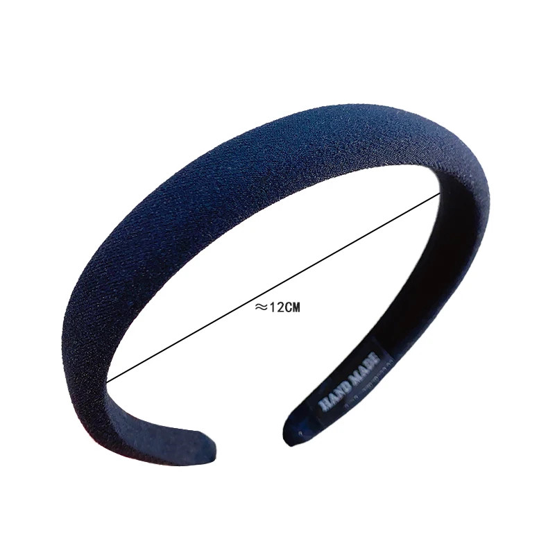 New Colorful Spong Linen Hairbands for Women Girls Fashion Hair Accessories Head