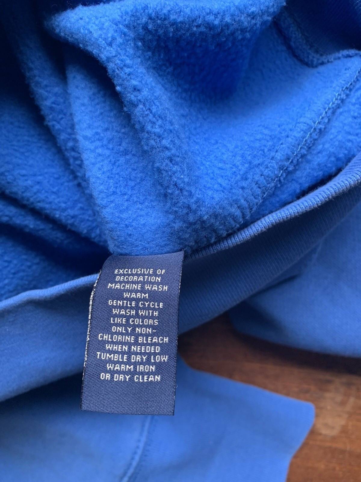 Vintage Polo Jeans Company Ralph Lauren Mens Sweatshirt Blue Large