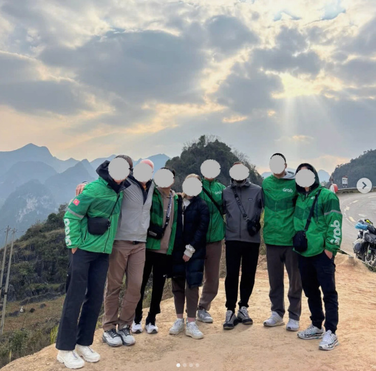 [Vietnam Souvenir] Vietnam Grab Jacket Ha Giang Loop Essentials Tourist I D05