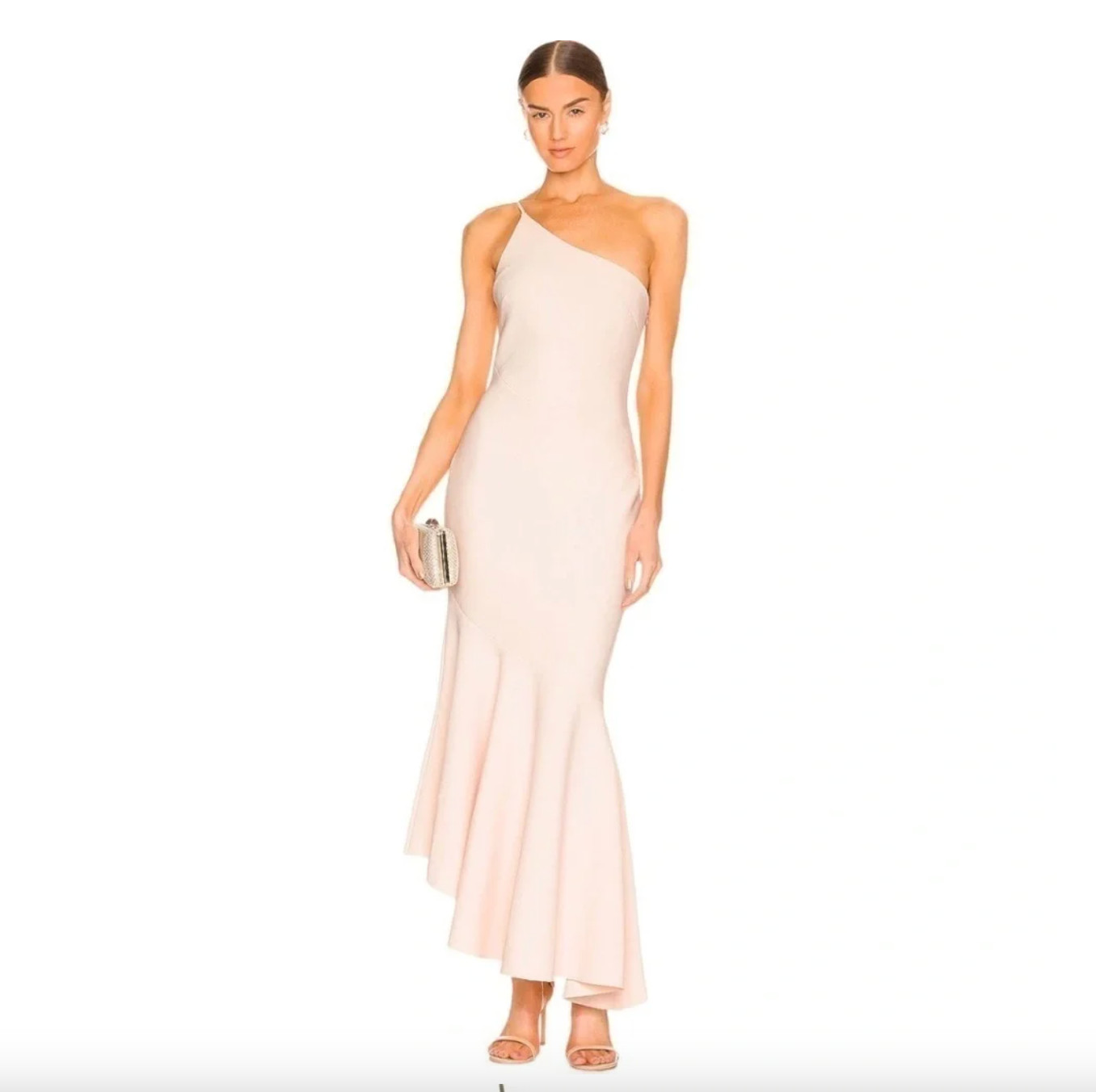 Significant Other Tori One Shoulder Dress Blush