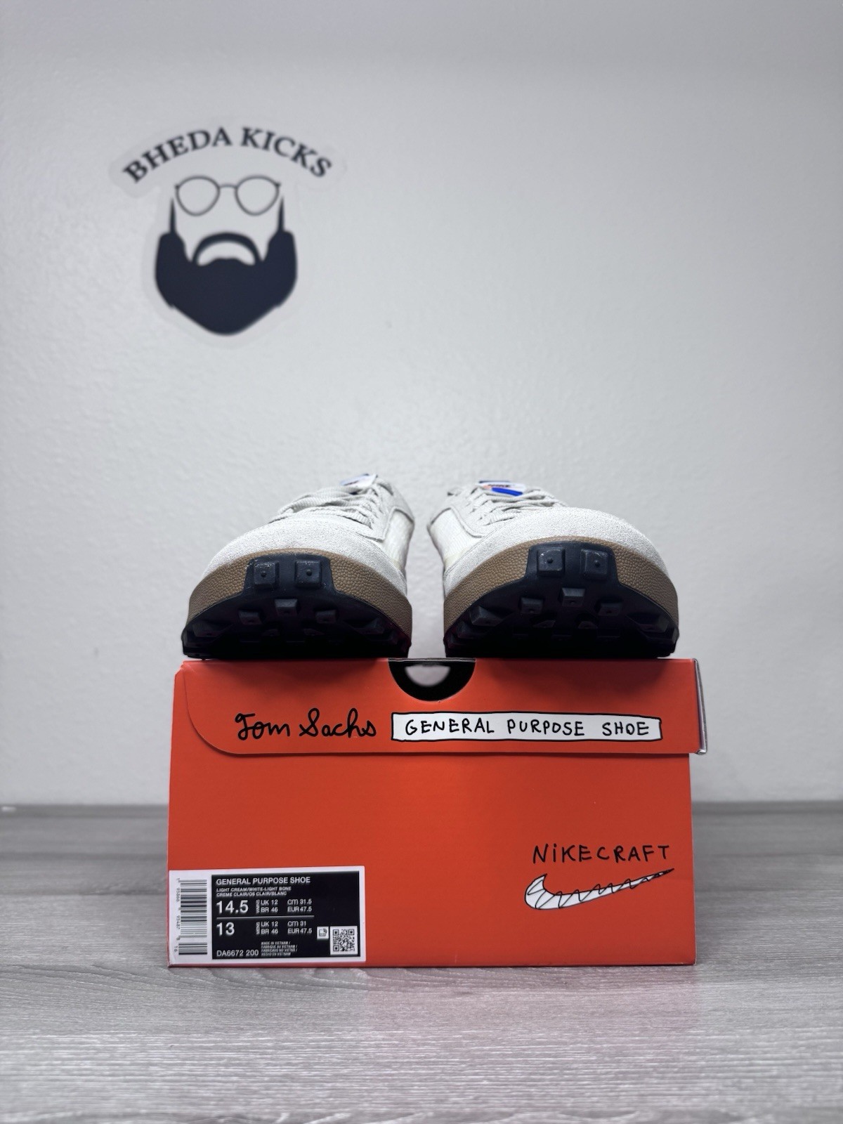Size 14.5W/13M – Nike Craft General Purpose Shoe x Tom Sachs Low Studio New