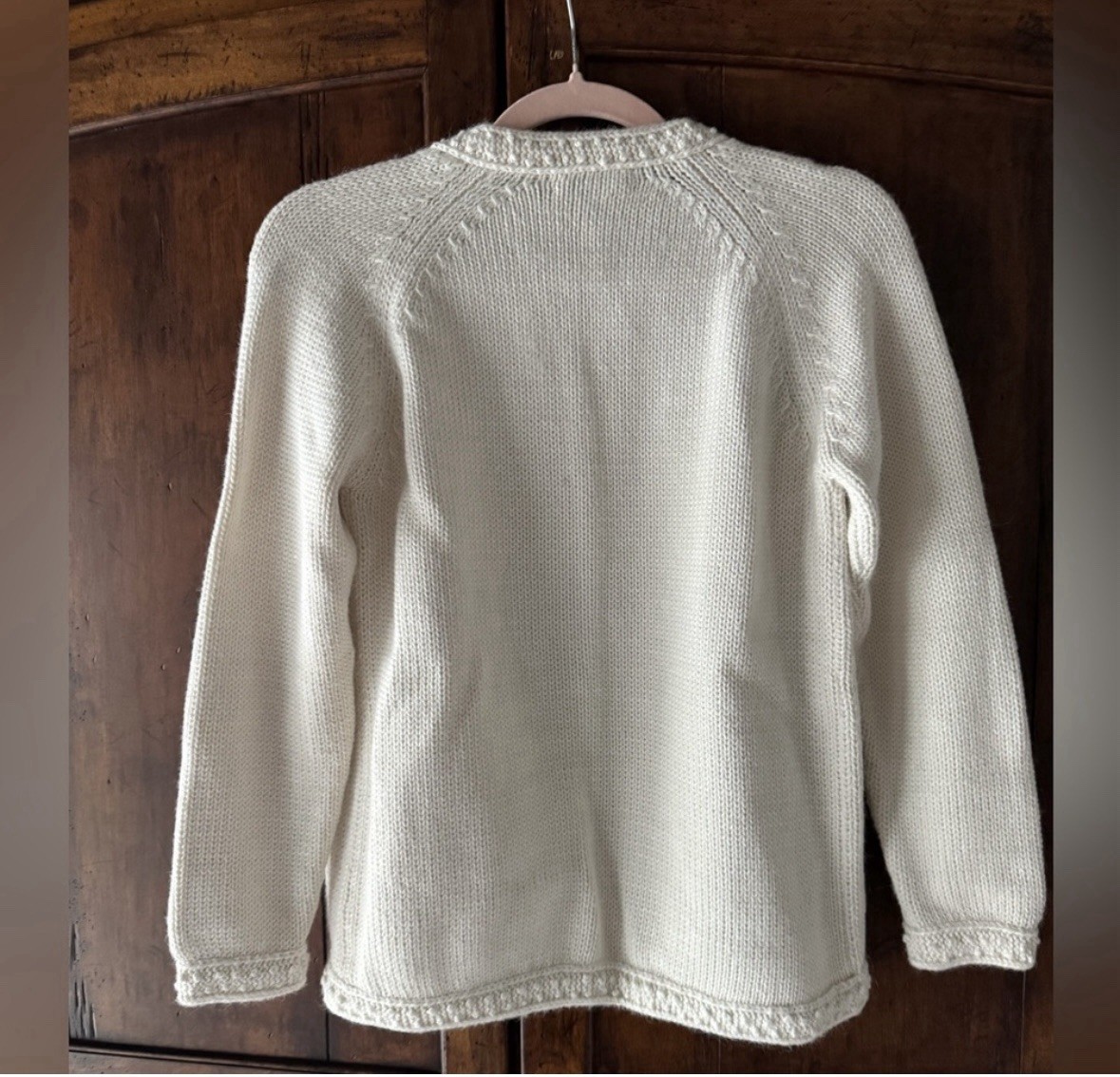 Batsheva Floral Embroidered Alpaca Blend Cardigan Sweater XS