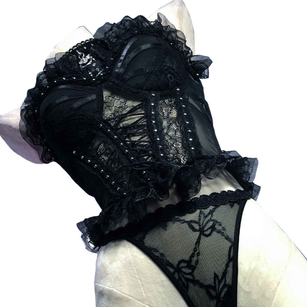 Goth Tops Gothic Tank Punk Rock Clothes Y2K Grunge Emo Clothing Kawaii Vintage
