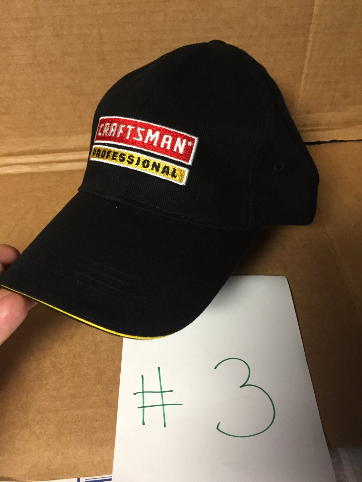 NEW Craftsman Pro Series Mesh Hat Cap Black Professional 90th Trucker Baseball