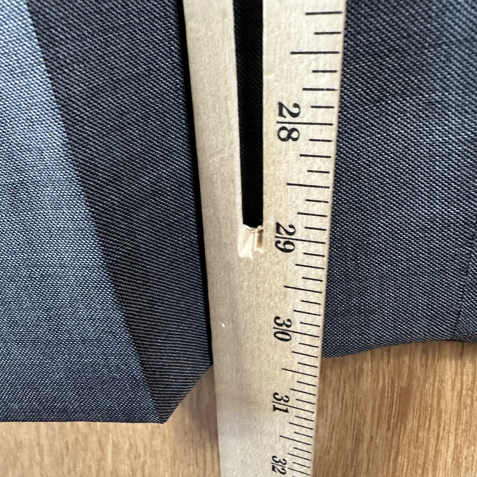 Calvin Klein Suit Mens 42R Gray 2 Button 100% Wool Pants 34×30 Peak Lapel