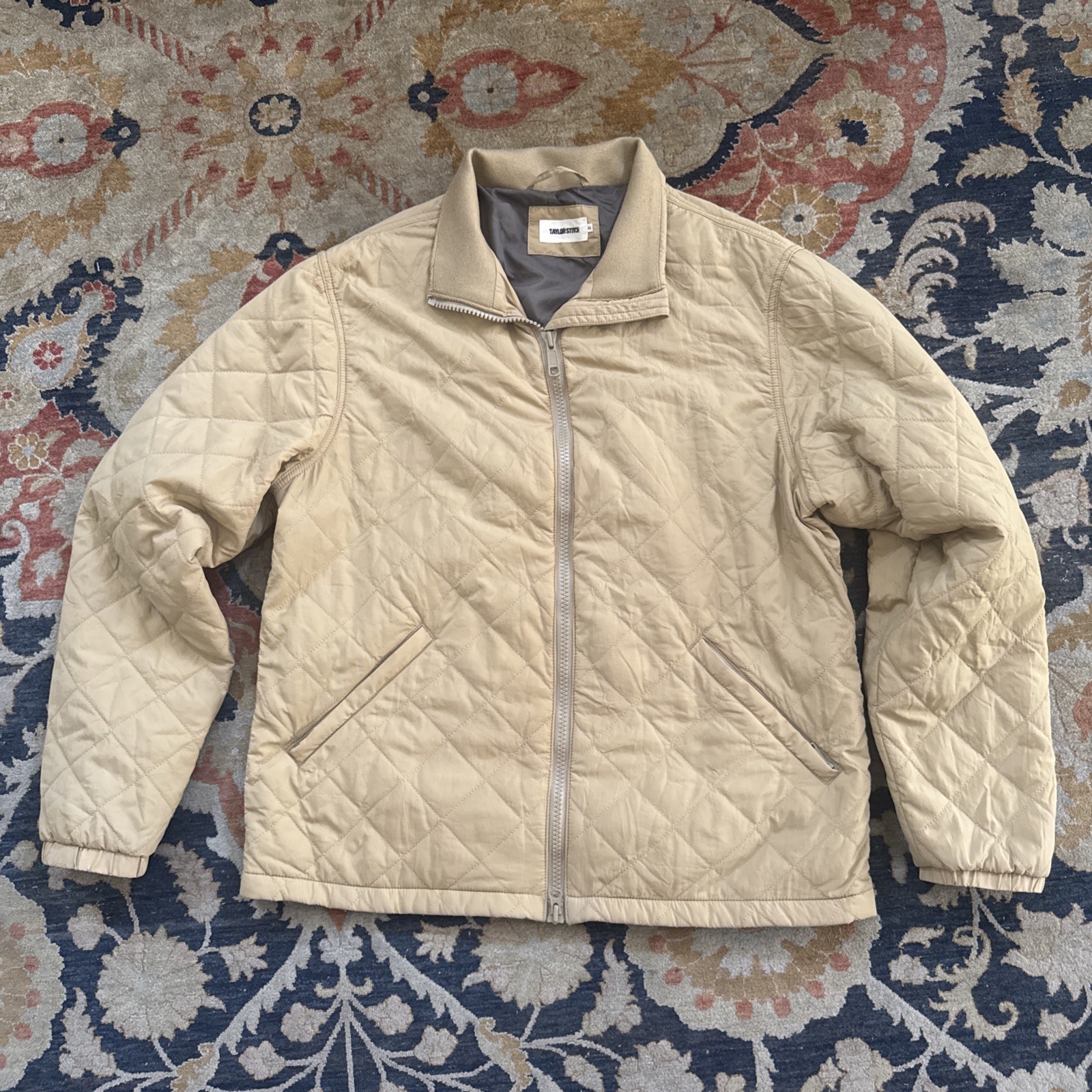 Taylor Stitch The Vertical Jacket Brown Khaki Mens XL 44 MSRP $198