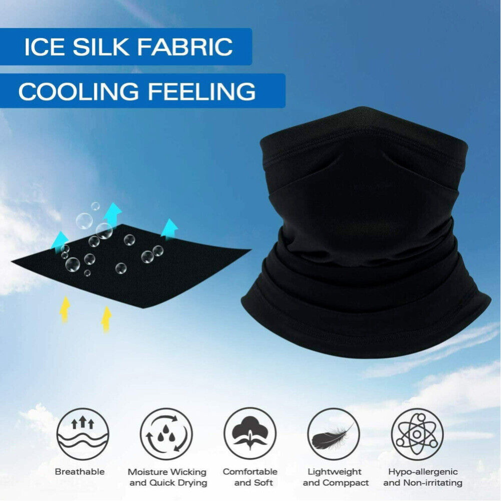 UV Protection Sun Shield Neck Gaiter Windproof Face Mask Scarf Bandana Balaclava