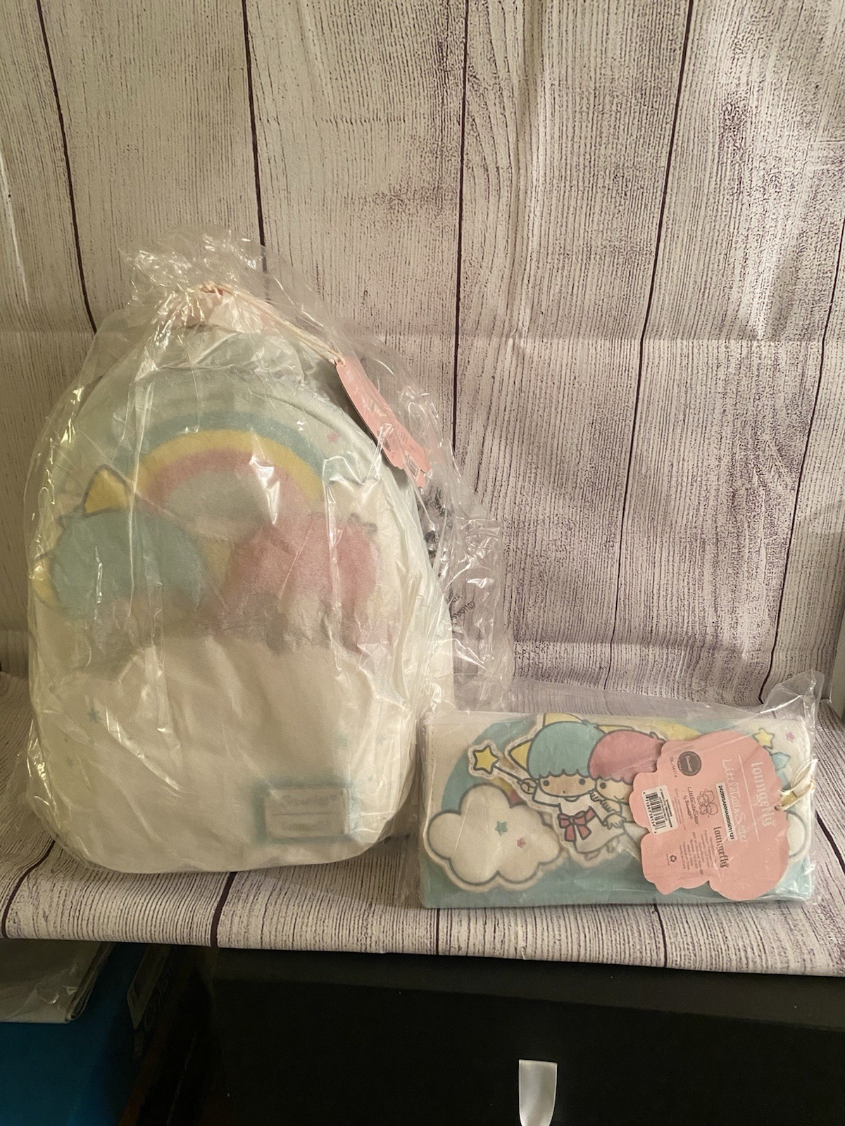 Loungefly Little Twin Stars backpack + wallet Set