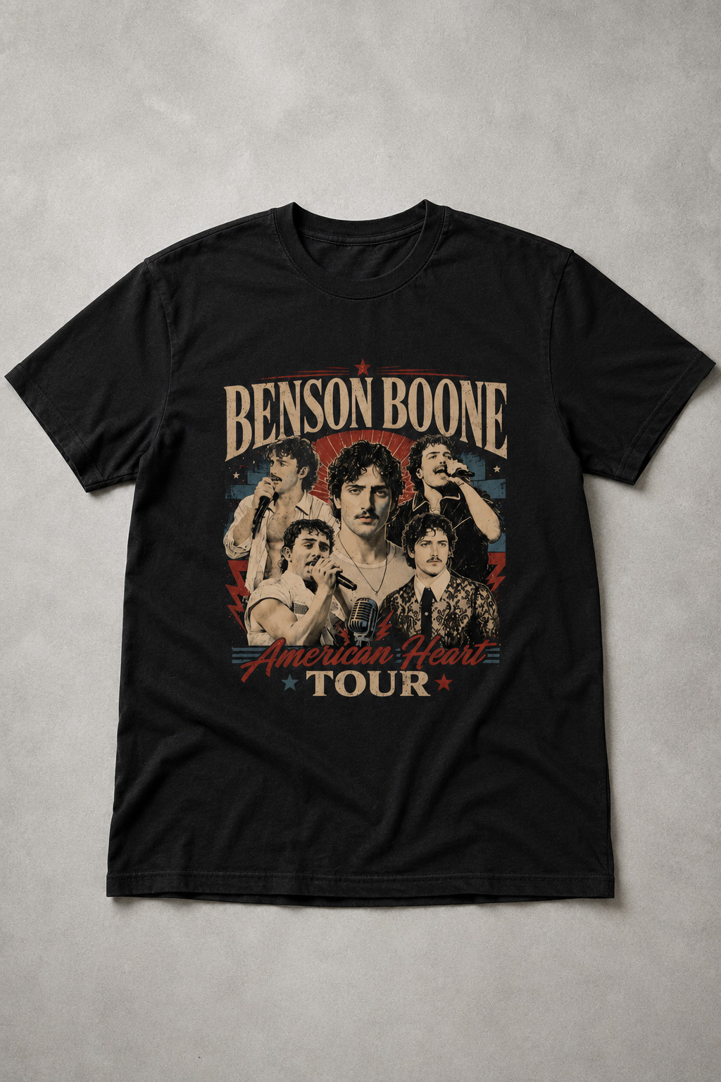 Benson Boone Vintage Shirt, Comfort Colors Graphic Tee, Retro Singer T Shirt