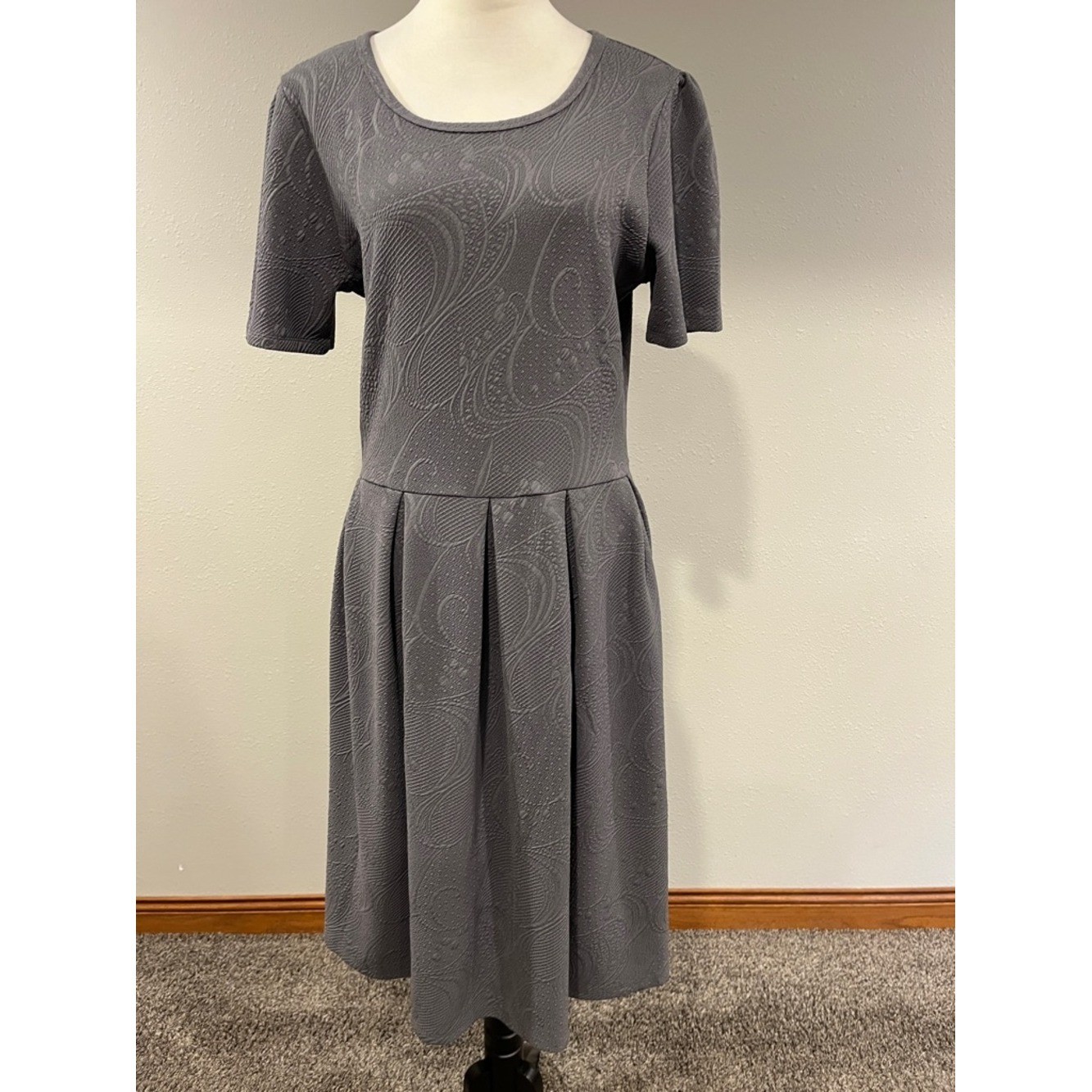 LuLaRoe Amelia Paisley print short sleeve Dress size 2XL