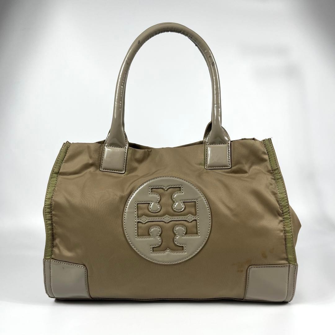 Tory Burch A4 Compatible Ella Tote Bag Nylon