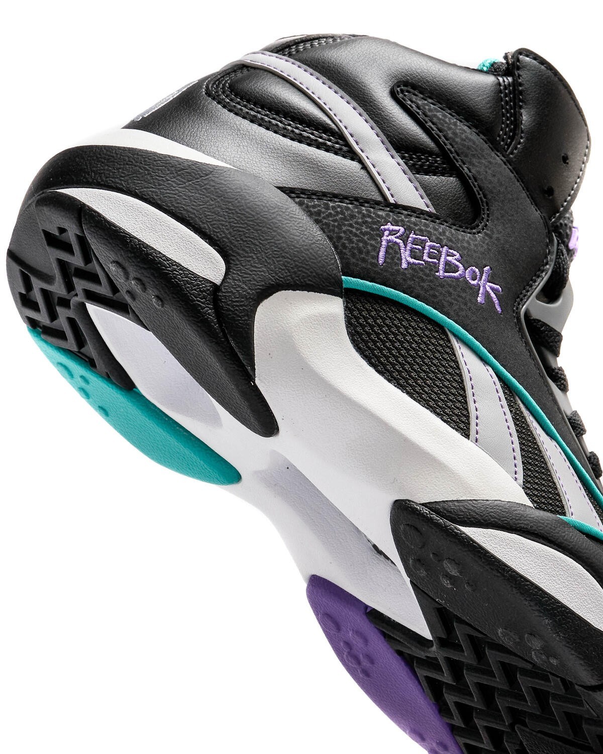 Reebok Shaq Attaq Pump US 13 Men’s Black White Purple Blacktop Retro HR0501 NIB