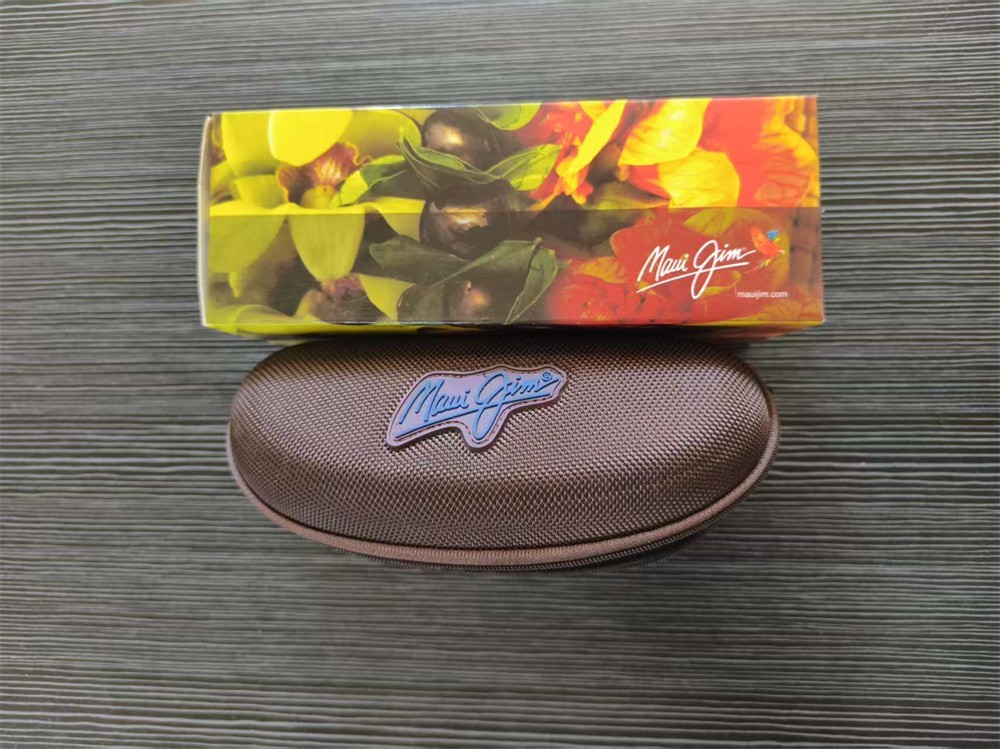 NIB Maui Jim Cook Pines Rose Gold Titanium Polarized Sunglasses RS774-16R