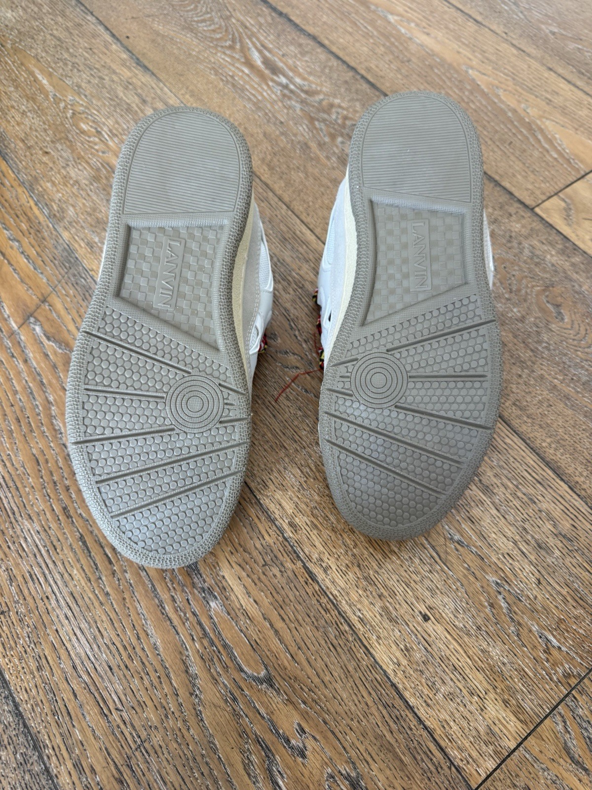 Lanvin Curb Sneakers White/Multicolored Size 43/10