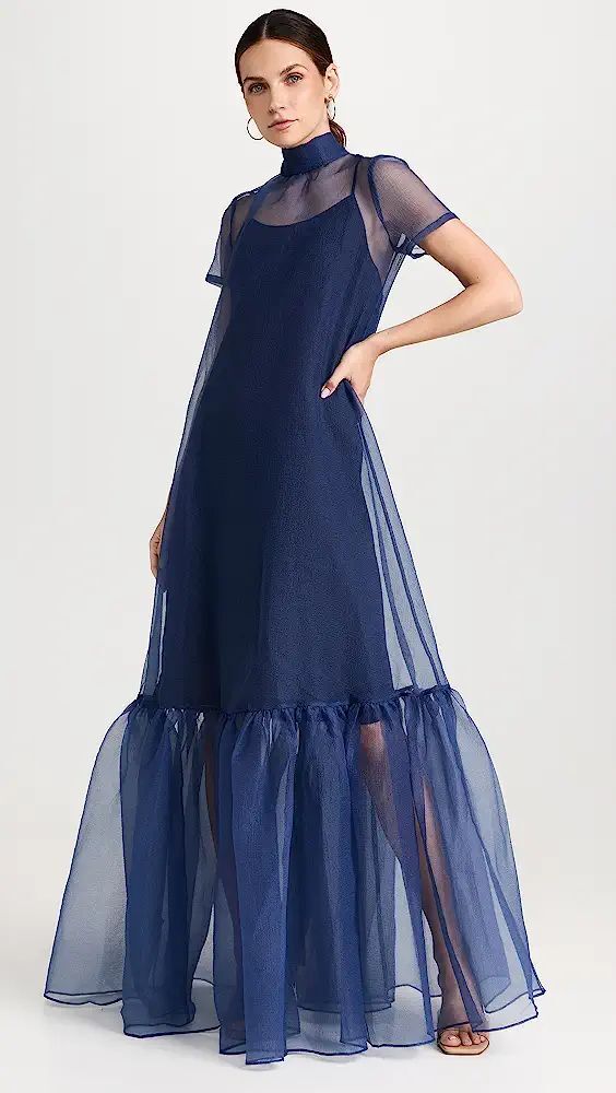 Long Organza Dress Ladies Prom Evening Party Cocktail Bridesmaid Wedding Gown