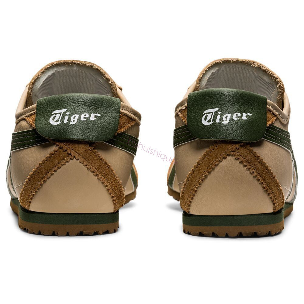 Unisex Beige Grass Gree Onitsuka Tiger MEXICO 66 Classic Athletic Shoes Sneakers