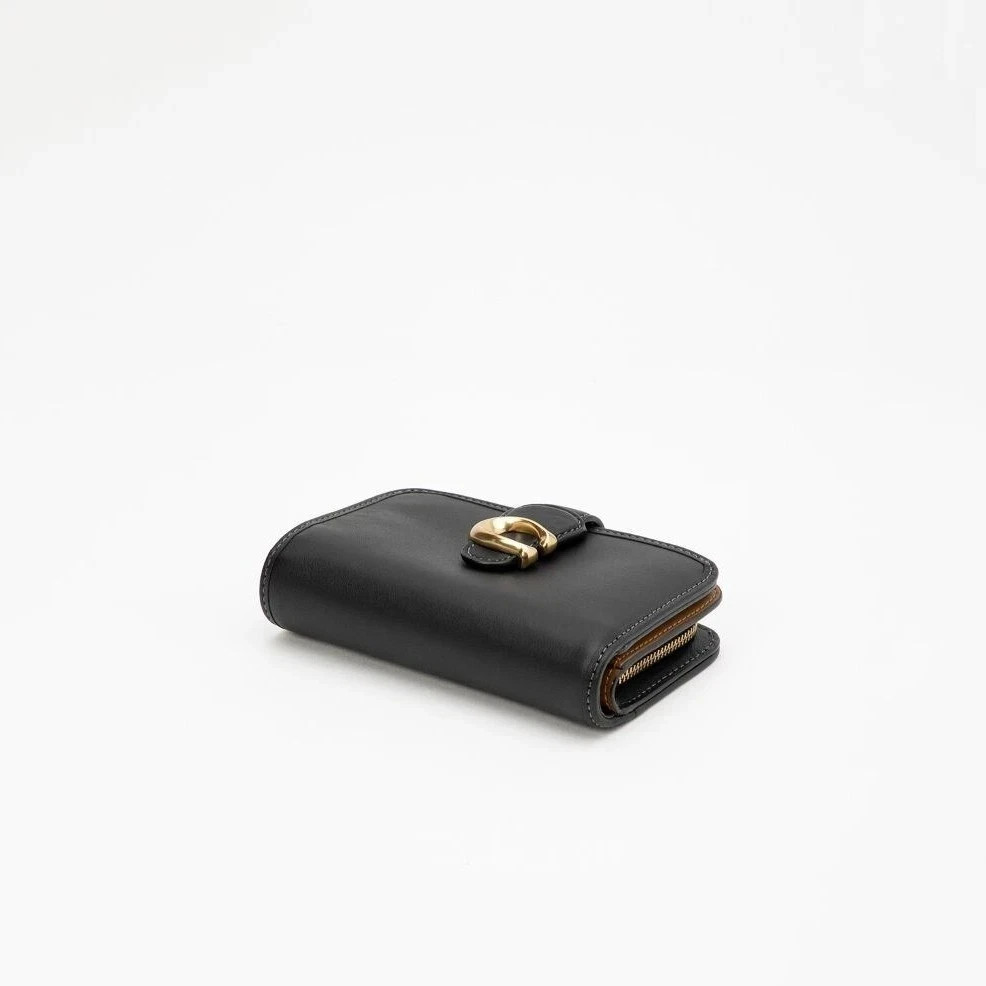NEW COACH Tabby Medium Wallet Leather Black CA193 outlet New F/S