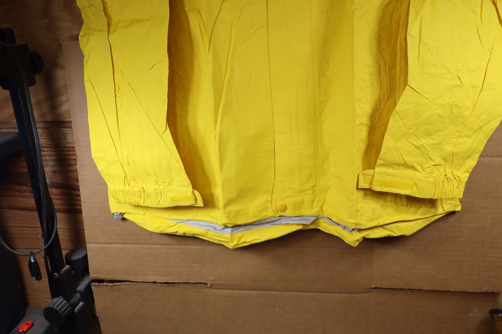 LL Bean Trail Model Rainwear Rain Jacket Bright Yellow Large Regular