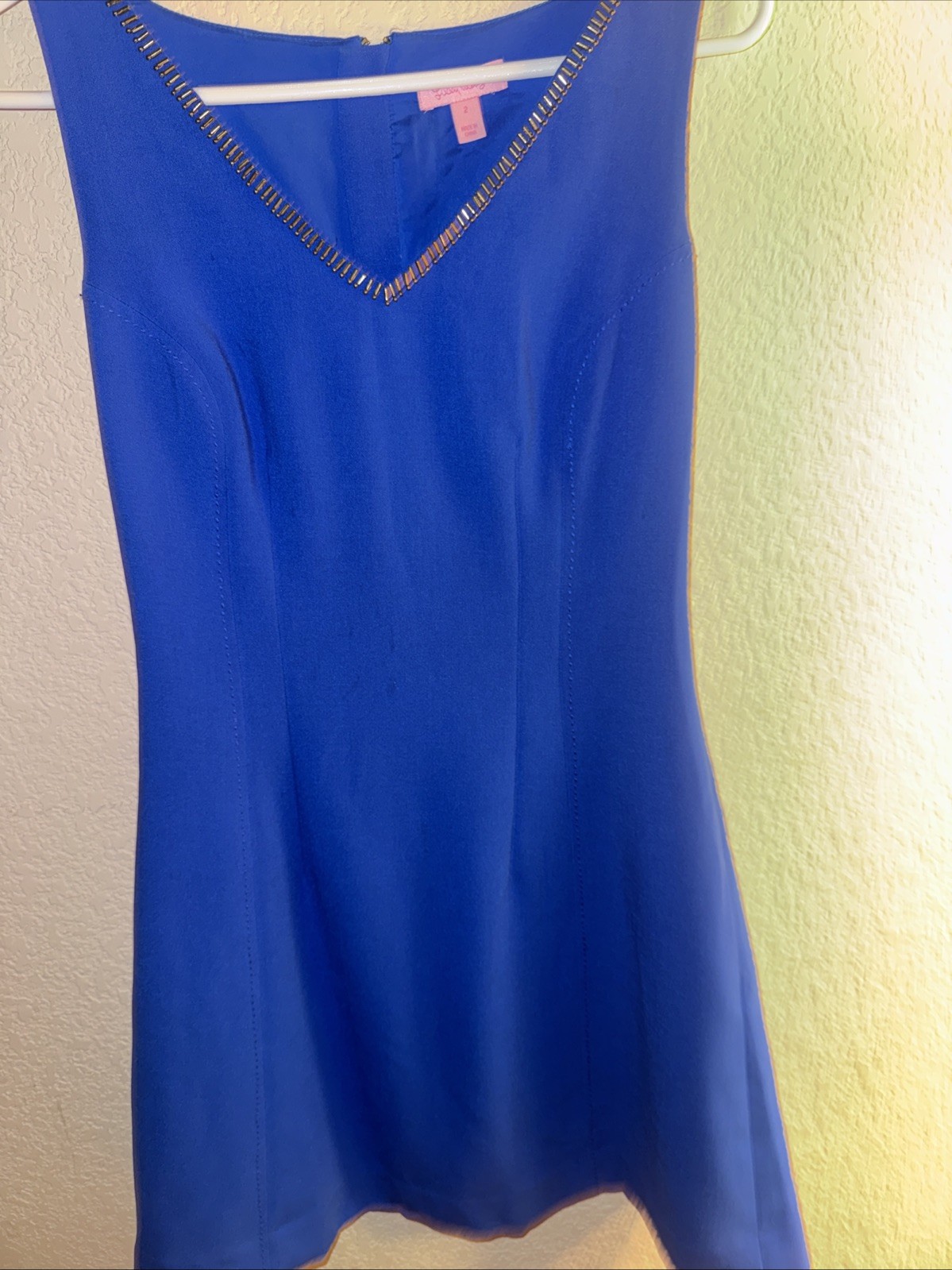 Lilly Pulitzer Minnie Dress Women’s size 2 Royal Blue A-line Sleeveless Dress